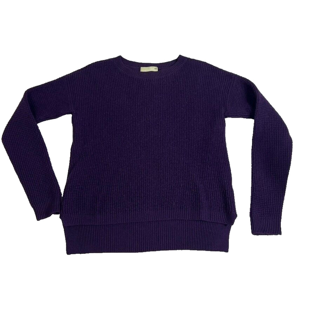Wilfred Free Sweater Womens Medium Purple Merino Wool Long Sleeve